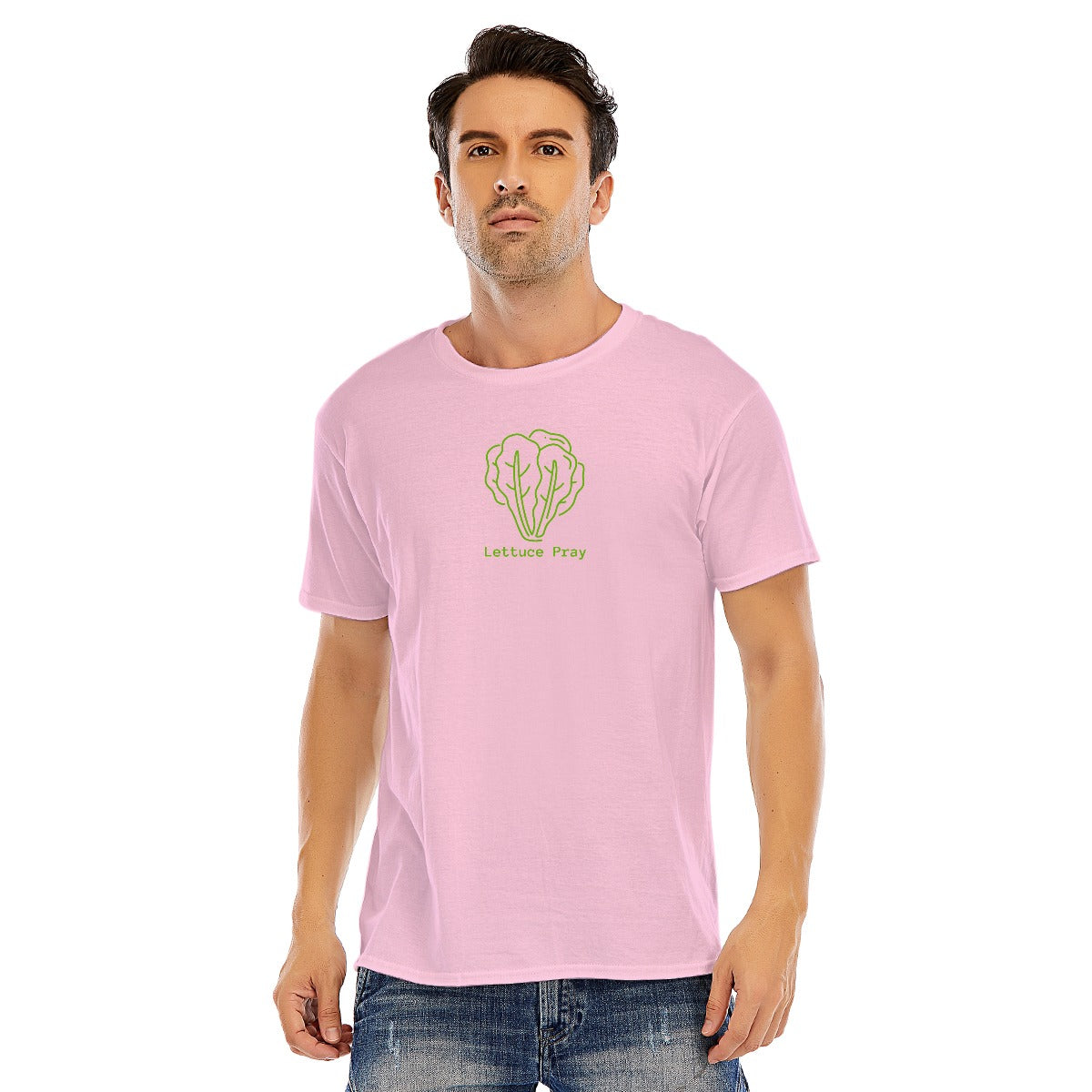 Lettuce Pray Men’s Tee- Men Cotton