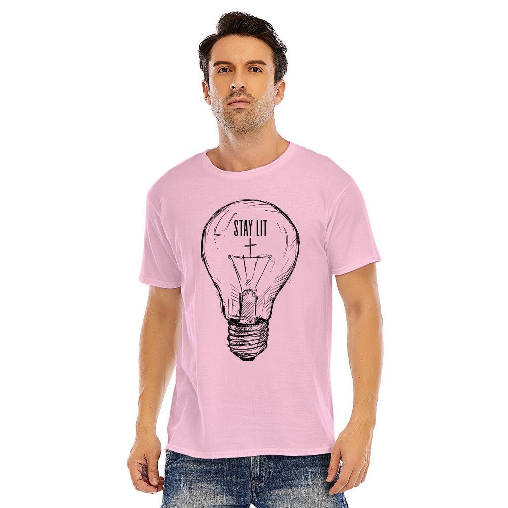 Stay Lit- Men Dark Cotton